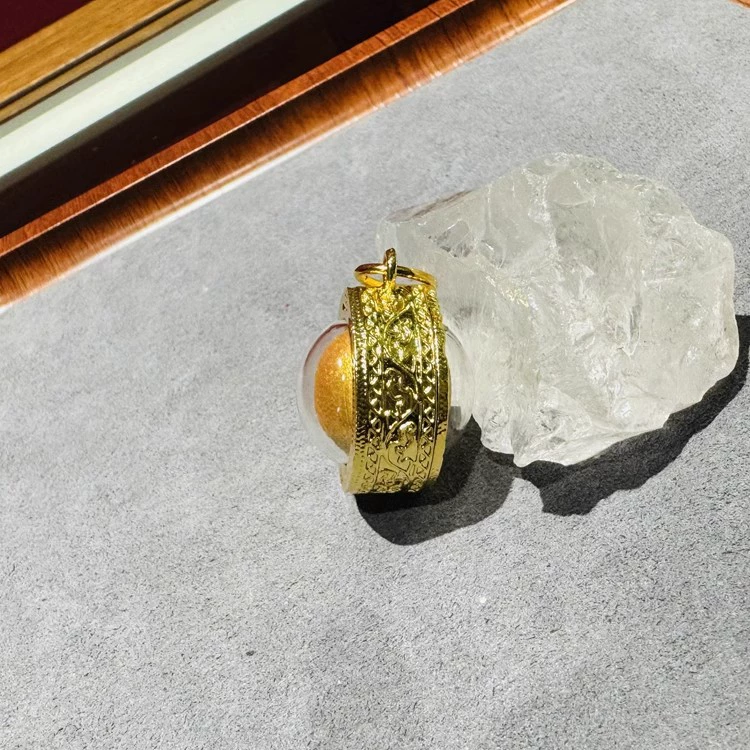 Thai amulet LP Yam turn y beads