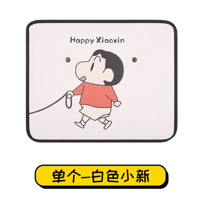 Chair back anti-kick pad Anti-Kick Mat for Women, Cartoon - white-shin-chan