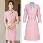 春秋气质美容师职业工作服