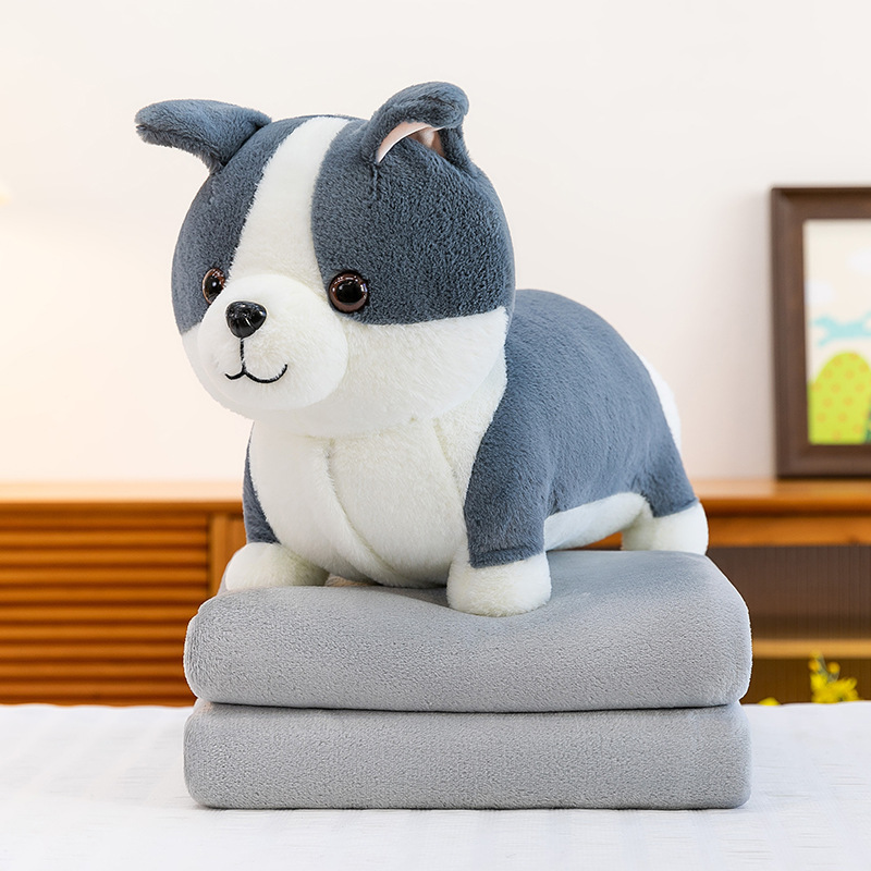 Manta de aire acondicionado de dibujos animados, almohada, edredón, almohada de siesta multifuncional dos en uno, venta directa de fábrica, comercio exterior al por mayor