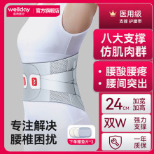 WELLDAY維德護腰帶WP01E鋼板軟硬支撐減壓男女腰椎間盤腰痛固定器