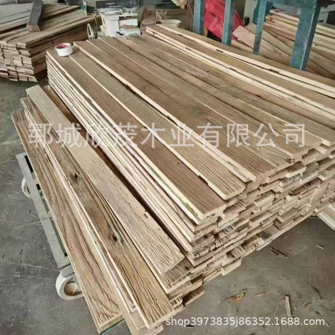 老榆木板材家具雕刻工艺品实木板多规格原木拼板大板材批发