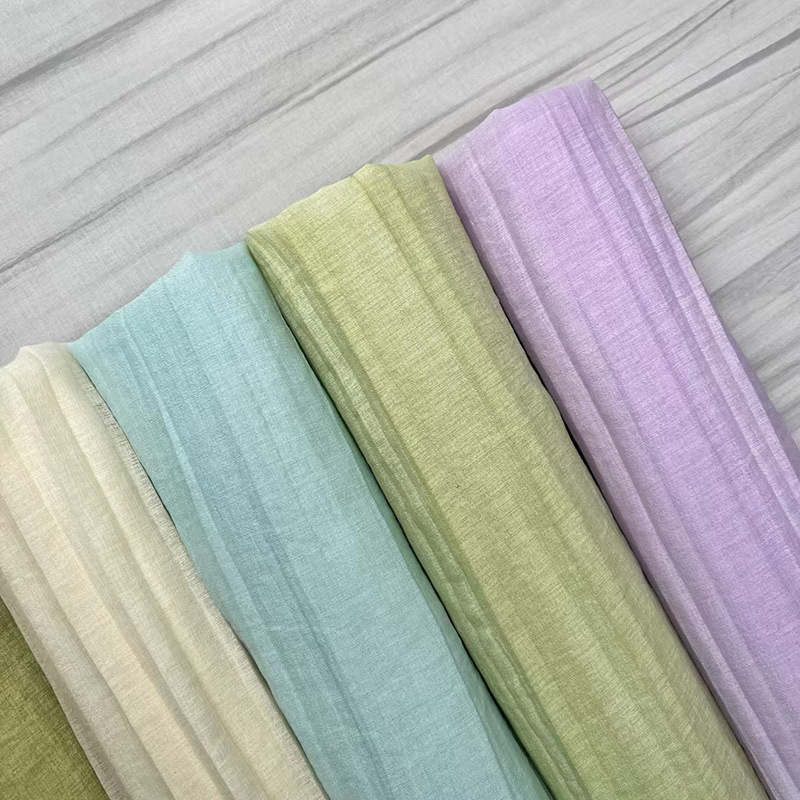 2025新品绣花镂空肌理布料外套服饰饰品面料压皱连衣裙上衣时尚