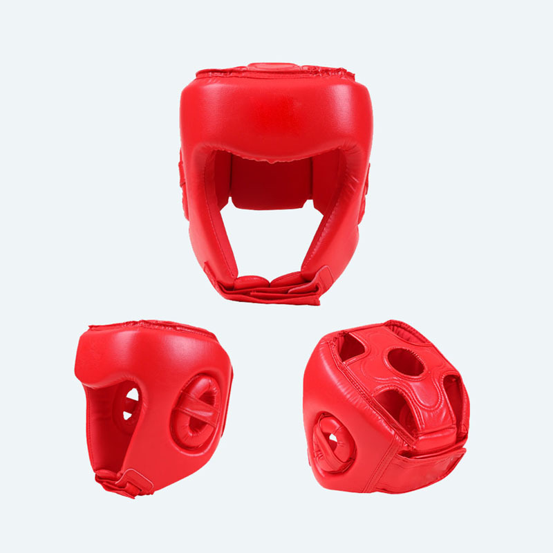 Boxing helmet children adult thickened Sanda head protection Thai boxing training Taekwondo protective gear fight head protection