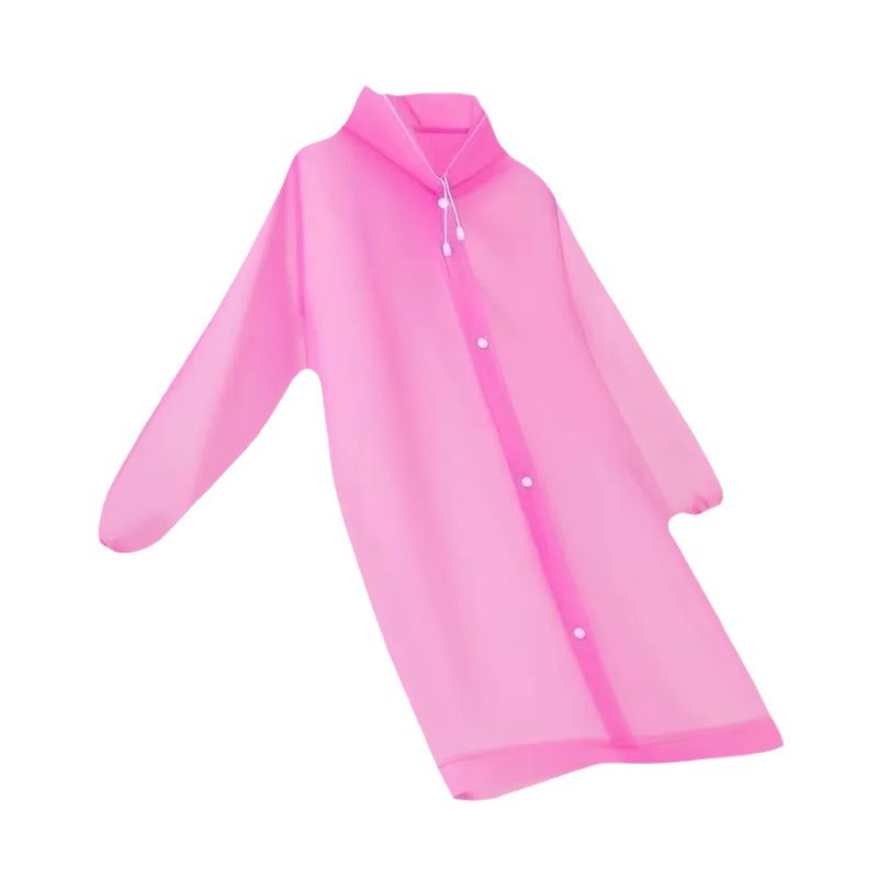 Impermeable EVA Impermeable grueso no desechable para adultos Caminata al aire libre conveniente de una pieza Impermeable portátil