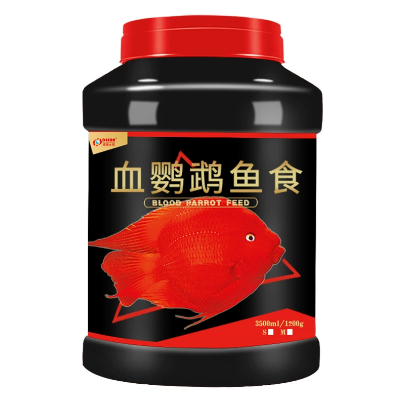 Корм для рыб-попугаев, корм для рыб-попугаев с кровью, рыба удачи, корм для тропических рыб, улучшающий цвет, красный попугай, мелкие гранулы архата для улучшения красного цвета.