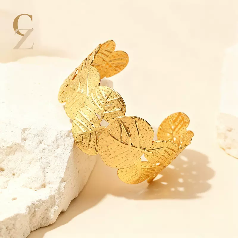 欧美夸张创意个性手镯跨境高级感不规则手环批发时尚简约手饰配饰