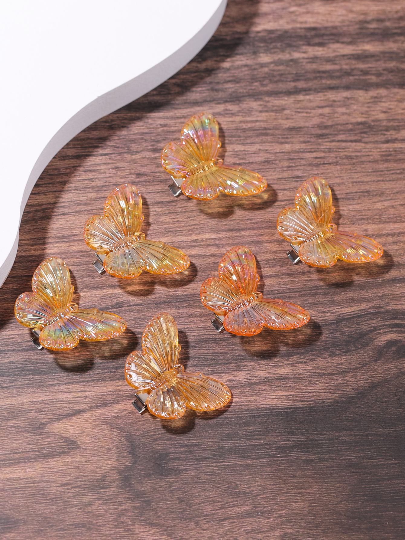 Hada de primavera arco flequillo clip lateral chica frente roto clip de pelo neto rojo trenzado clip de pelo de pico de pato clip tocado