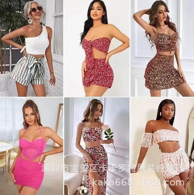 SHEIN ropa de mujer marca de moda de comercio exterior venta caliente de moda africana, ropa de mujer de moda rápida