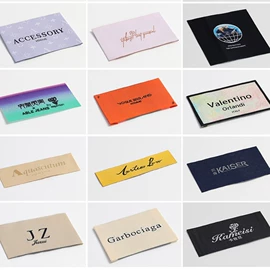 洗唛、商标;布贴;吊粒、吊牌