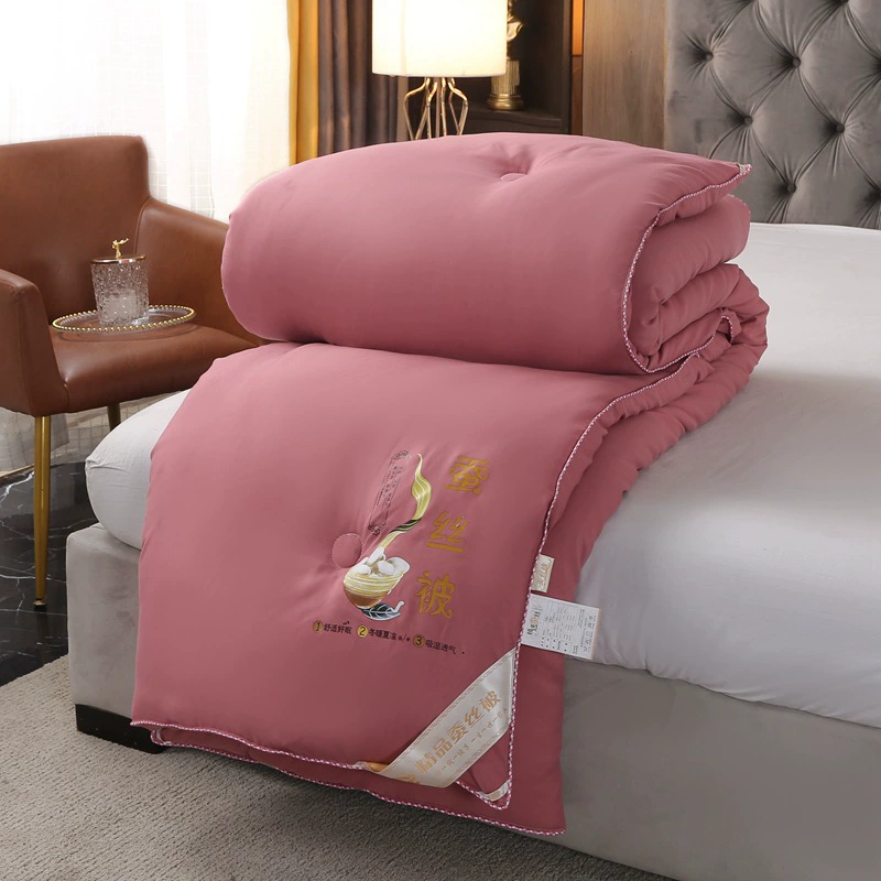 Зимнее одеяло из шелка тутового дерева Меркурий Home Textiles, утолщенное двойное одеяло, 150×200–220×240 см