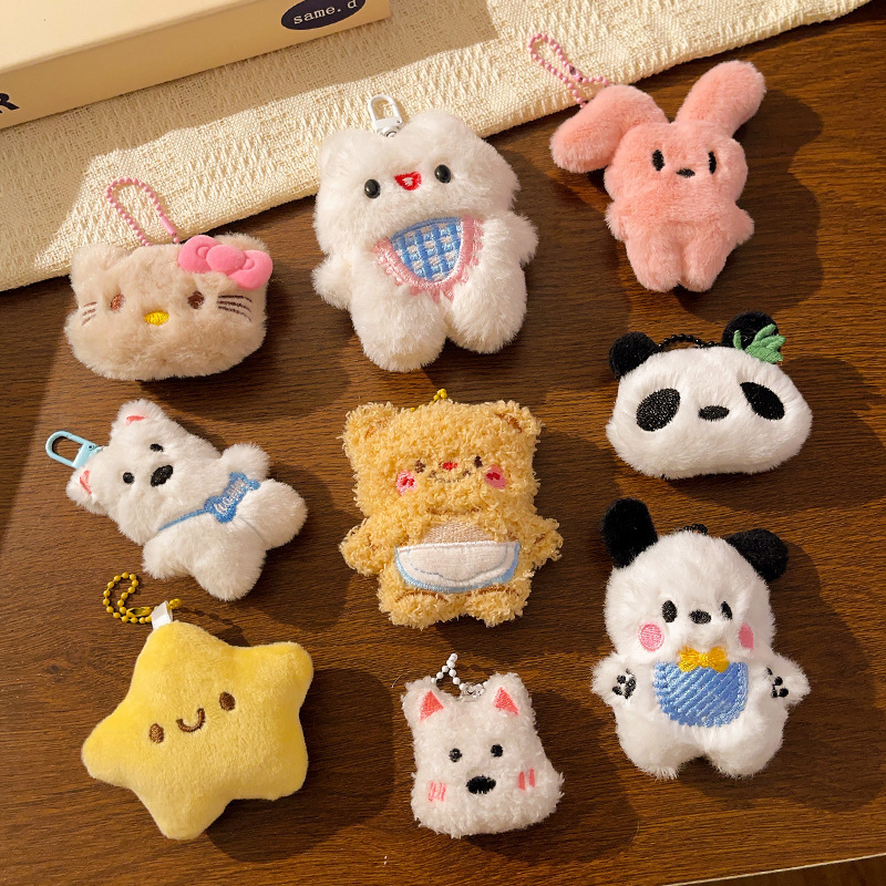 イベントの屋台用の小さなギフト、かわいいぬいぐるみペンダント、人形バックパック、キーホルダー、人形アクセサリー|undefined