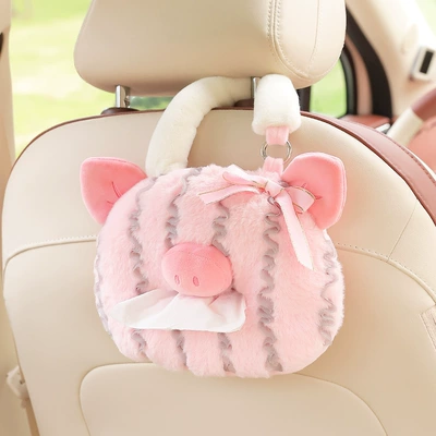 Car tissue box/set | Car Armrest Box Paper - piggy-handbag-tissue-bag