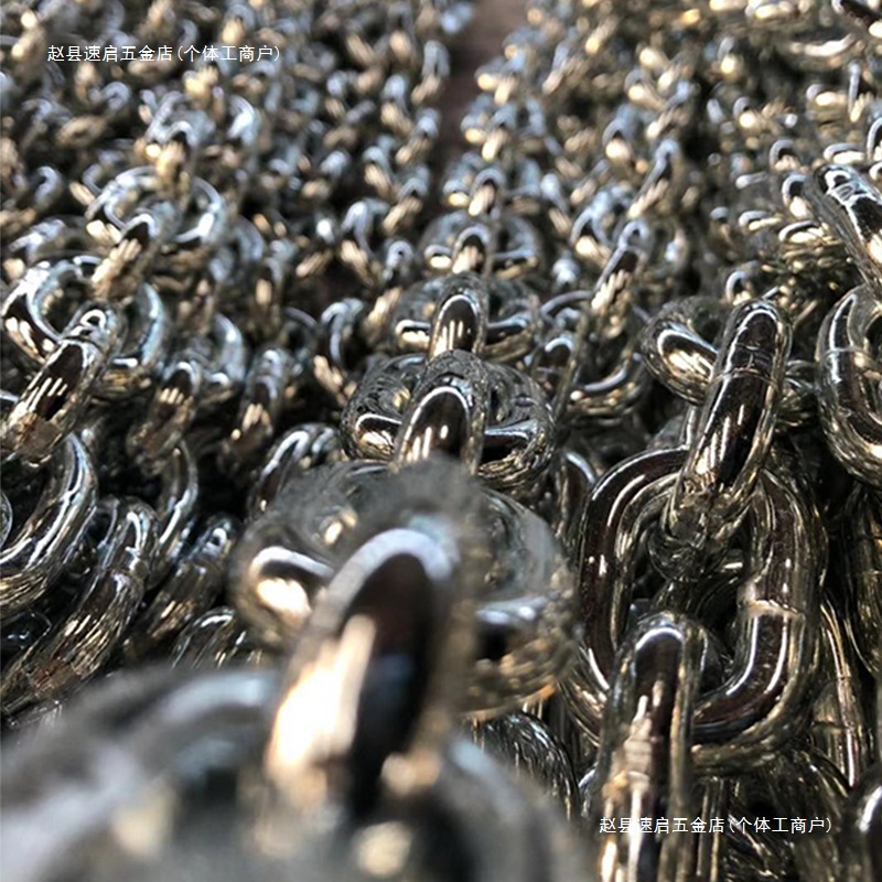 国标起重链条吊具锰钢铁链手拉葫芦链条吊索具链防剪.吨