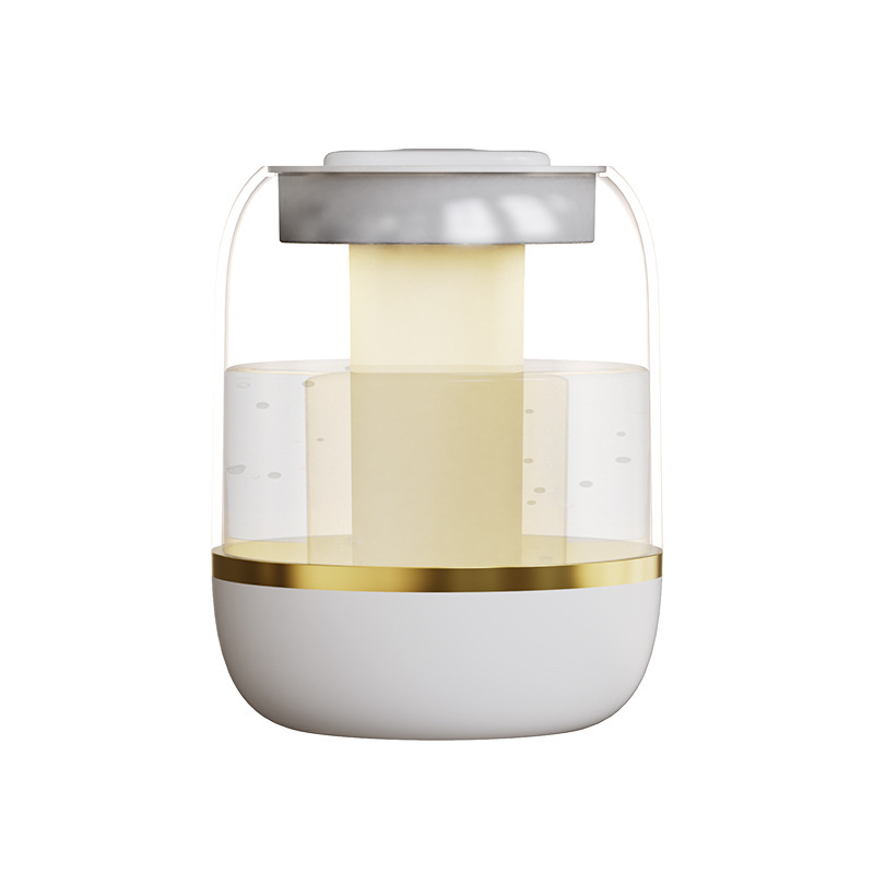 Humidificador de molde privado, doble chorro transfronterizo, gran cantidad de niebla, luz ambiental, dormitorio en casa, dormitorio, humedad constante, aromaterapia, humidificador USB