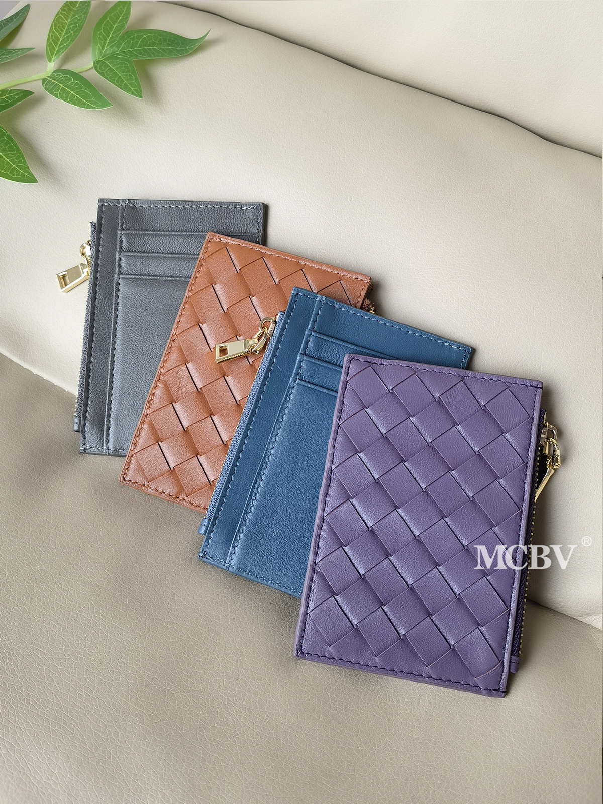 MCBV Woven ultra thin card holder