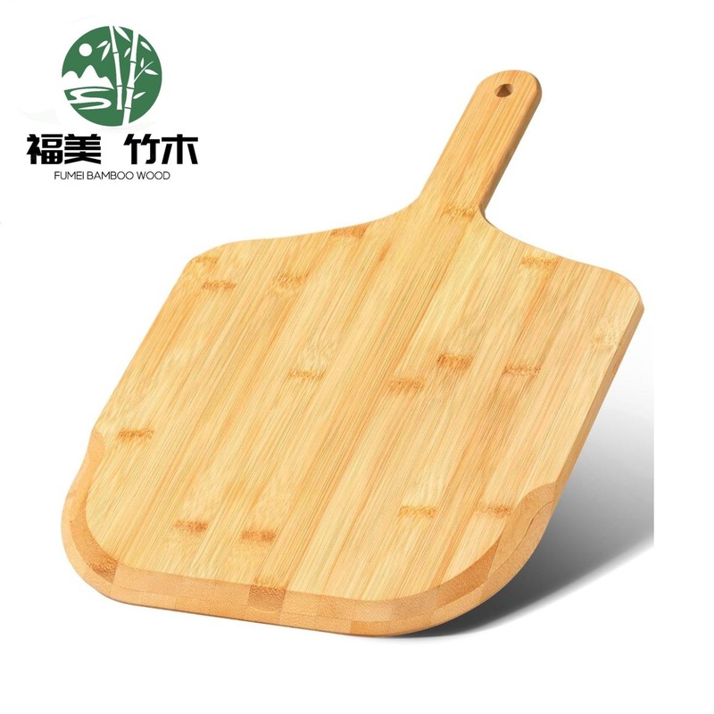 实木披萨盘带手柄家用披萨板竹木寿司蛋糕西餐木质托盘餐具亚马逊|undefined