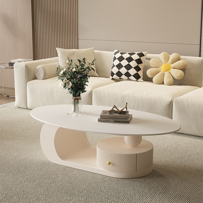 *퓨어 화이트*싱글 커피 테이블*길이 100 폭 50