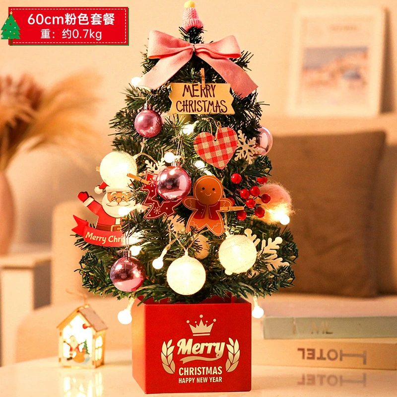 Mini Christmas Tree Pack, 30 / 45 / 60 cm, PVC or PE, 12 pcs per bundle
