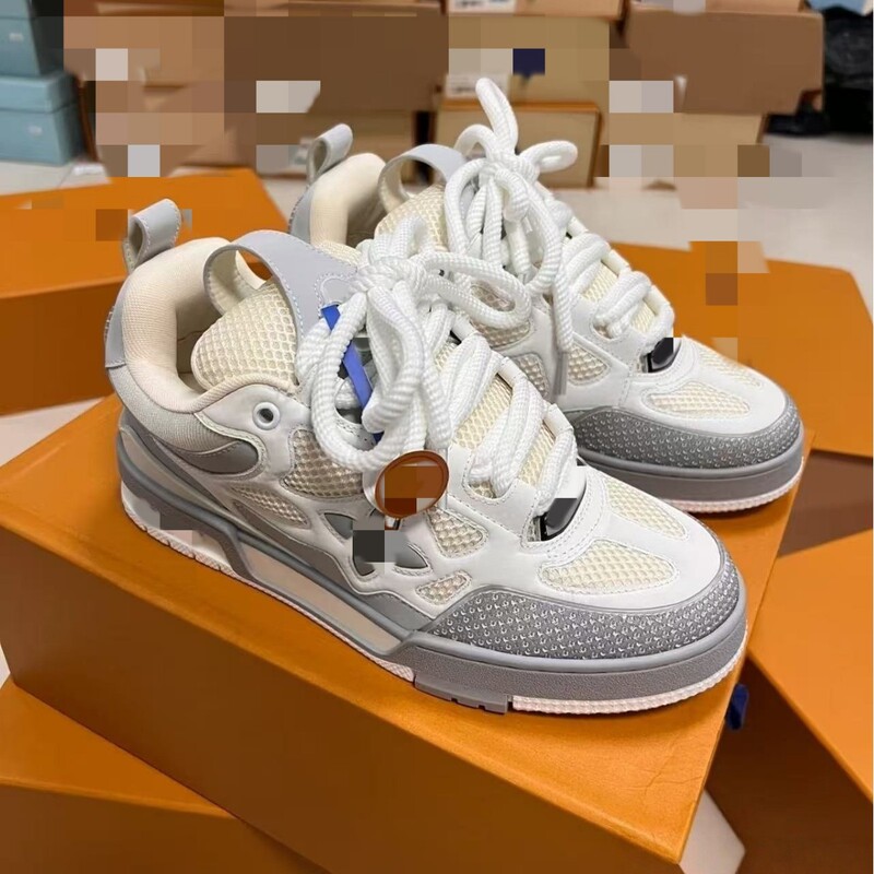 Putian Pure Original Trainer Chubby Four-Leaf Clover Bread Shoes Sneakers Sports Shoes Men and Women Couple Casual Shoes