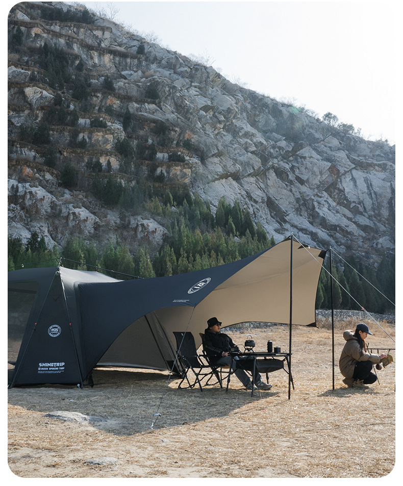 Shanqu Quick Opening Dome Account Free to Build Sun-proof and Wind-resistant Increasing Sky Curtain Tent Waterproof and Stable Automatic Dome Tent