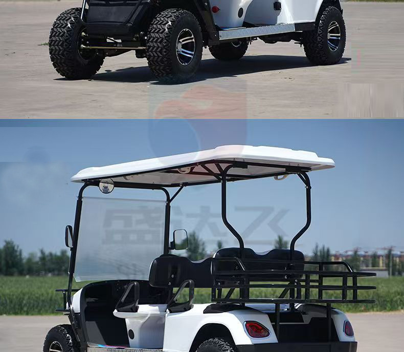 New Model Golf Cart Electric Four-Wheeler 2-8 Seat Sightseeing Car for Tourist Areas and Parks