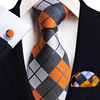Men's classic suit, tie, set, 2023, 3 piece set