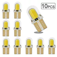 Завод прямой T10 COB 4SMD силиконовый короткий индикатор ширины лампа номерного знака хрустальная лампа для чтения T10