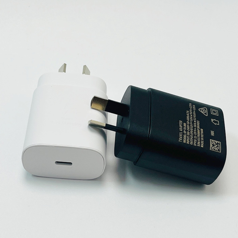 25W Pd Fast Charging Head Suitable for Samsung Note10 S20 Charger Australian Standard Type-C Port Ep-Ta800