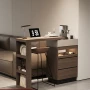 小户型家用实木伸缩餐边柜