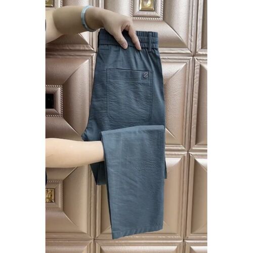 Men's Casual Trousers, Summer Thin Style Fashion Solid Color Business Versatile Straight Leg Pants Comfortable Breathable Sport Trousers