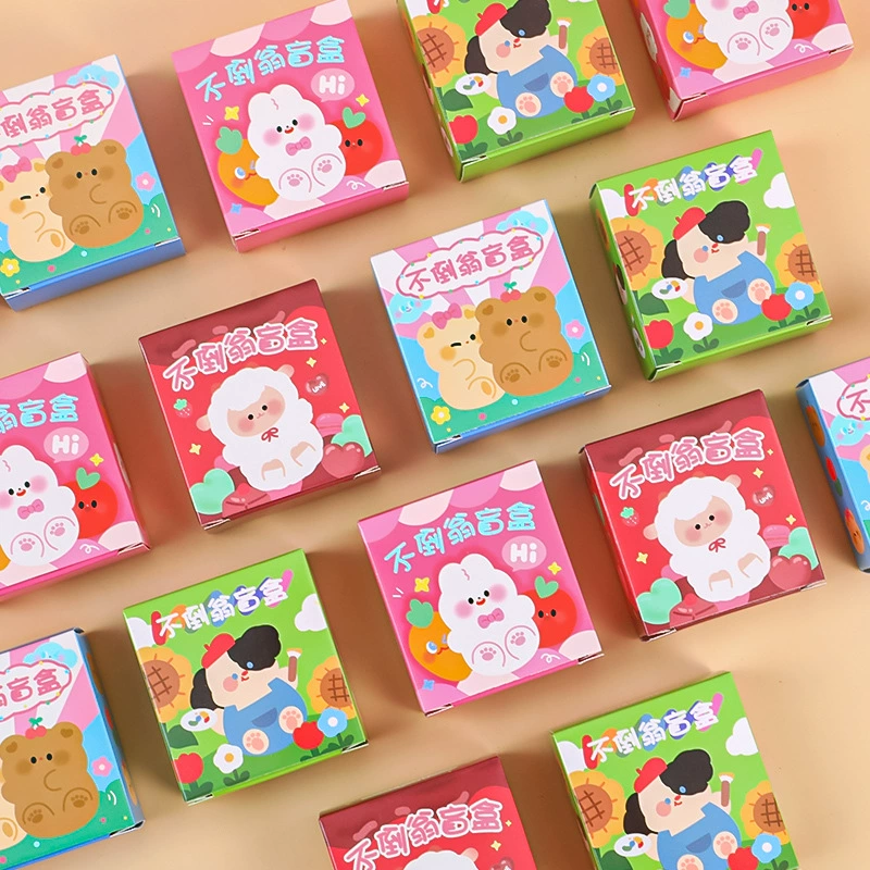 Картонная игрушка‑ролик‑poly — приз для детсада, подарок детских DIY канцелярии, рандомный цвет (оптом)