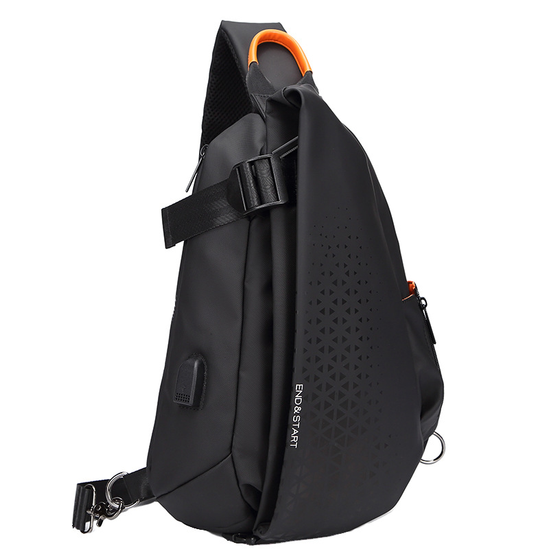 Fashion Messenger Bag Men's Bag New Style Fashion Large Capacity Shoulder Bag Motorcycle Backpack Trendy Brand Chest Bag Outdoor_voghion.com