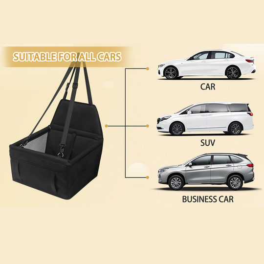 Cross-border explosions pet travel multi-use co-driver safety cushion cat dog anti-dirty anti-running pet car bag