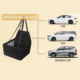Cross-border explosions pet travel multi-use co-driver safety cushion cat dog anti-dirty anti-running pet car bag