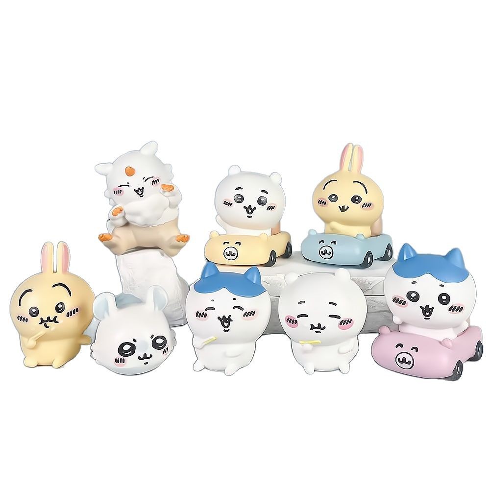 Oso autocrítico creativo caja ciega figura chiikawa Usachijikava coche coche comida, juego, comida, comida