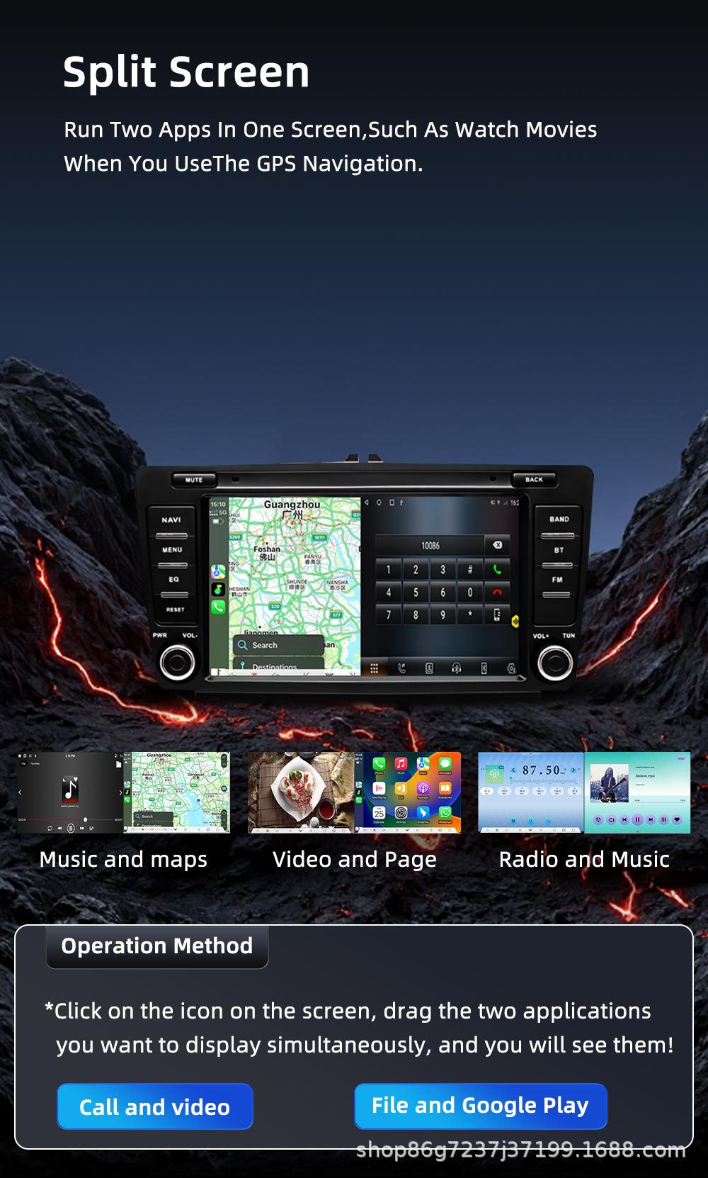 Suitable for Skoda Octavia Mk2 A5 8inch Android Car Central Control Large Screen Bluetooth Navigation Radio Mp5