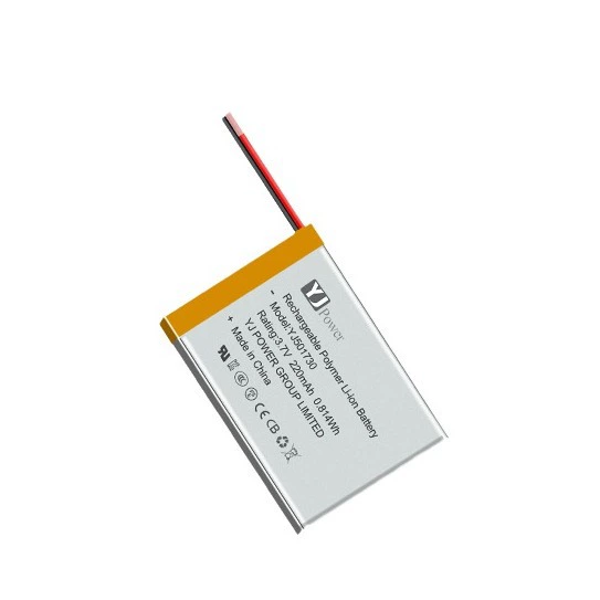 Литий-полимерный аккумулятор 501730, Bluetooth-браслет, перезаряжаемый литиевый аккумулятор, сертифицированный ROHS, точечный пресс