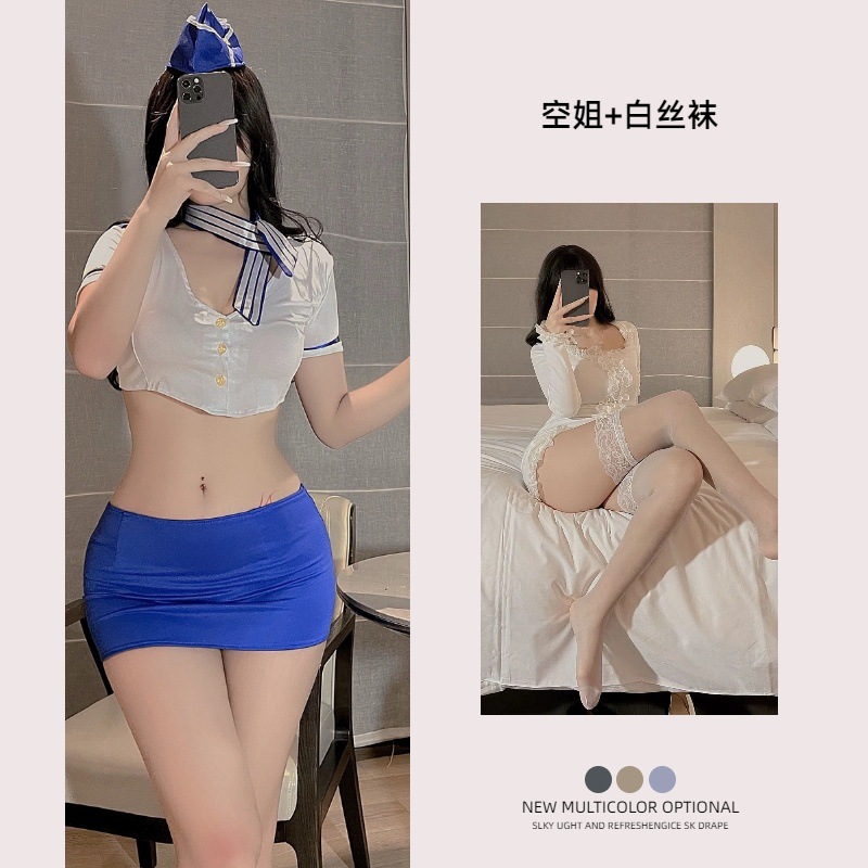 Suit + white stockings