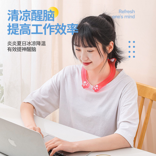 Cross-border summer cooling collar, heatstroke prevention and cooling artifact, outdoor sports cooling circle, Japanese style pcm cooling neck collar