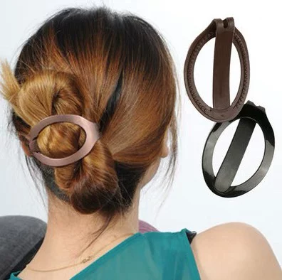 Cross-border Korean version of women's hair accessories top clip ponytail zero pressure hair clip spring clip acrylic jewelry hair curler wholesale