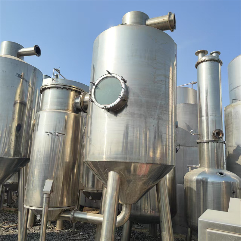 处理二手不锈钢蒸发器  真空浓缩蒸发设备  不锈钢化工蒸发装置