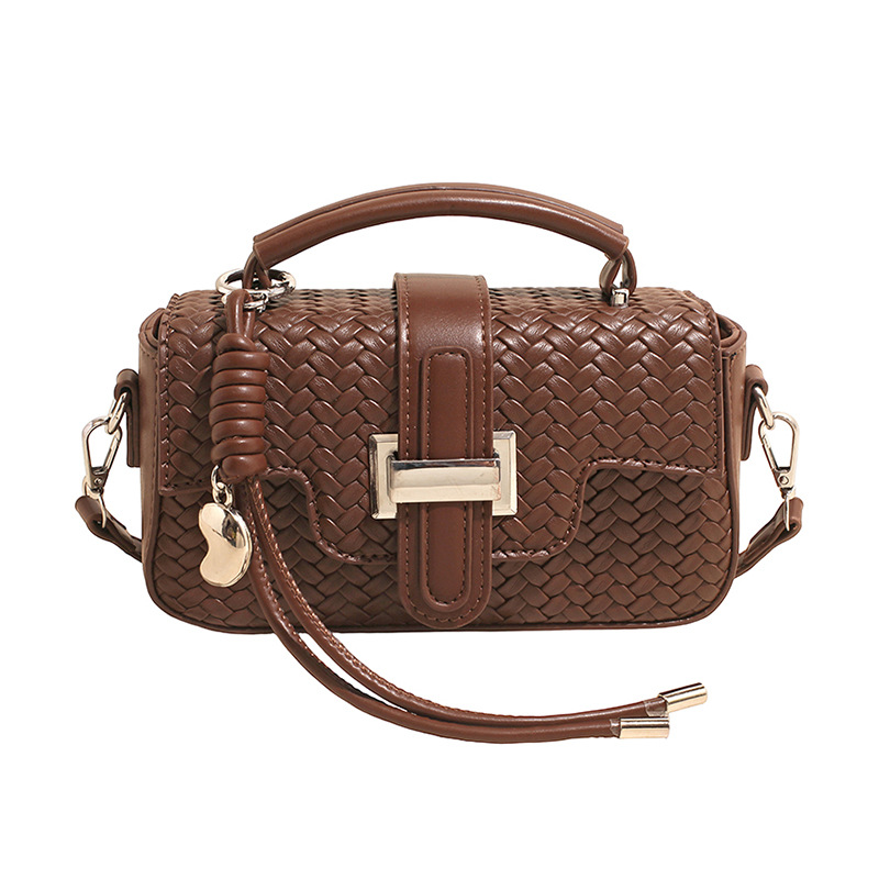 Casual coreano nicho tejido bolso de mano para mujeres 2026 nueva moda lujosa exquisita bolsa de mochila