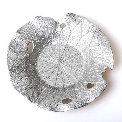 Transfronterizo fábrica directa aleación posavasos taza de té aislamiento posavasos hoja residual posavasos Kung Fu ceremonia del té Accesorios