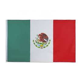 现货批发90*150cm墨西哥国4号纶旗厂货源Mexico flag旗