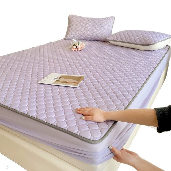 Mat, set, summer silk sheet for students, 3 piece set