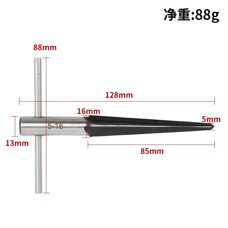 クロスボーダー手用リーマーステンレス用木工型機用テーパーリーマーT型穴あけ器3-13mm現品|undefined