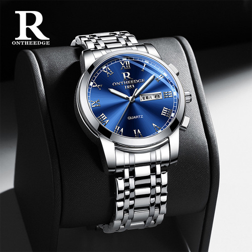 瑞之缘男士手表机械男表全自动夜光防水钢带女表情侣表石英表腕表