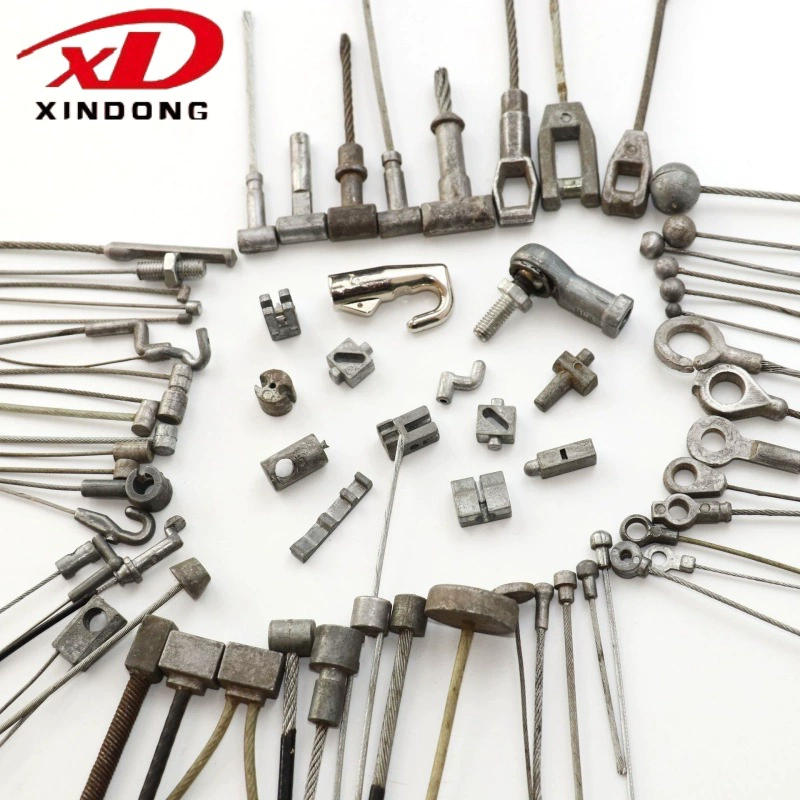 304 нержавеющая сталь оцинкованная стальная проволока литье под давлением цинковый сплав/алюминиевая головка Т-образная круглая Клеммная соединительная линия