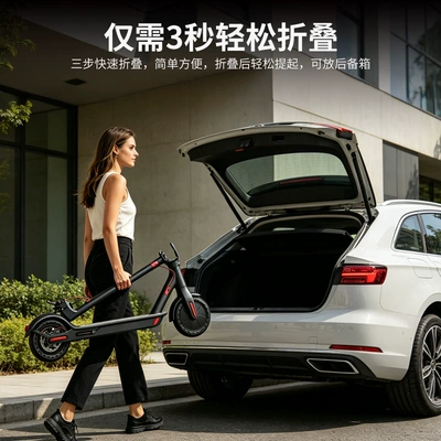 300W motor, smart app, in – Qatlanan elektrik skuterlər